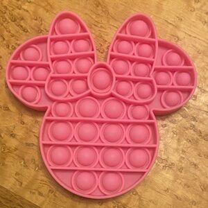 disney minnie mouse pink pop fidget toy